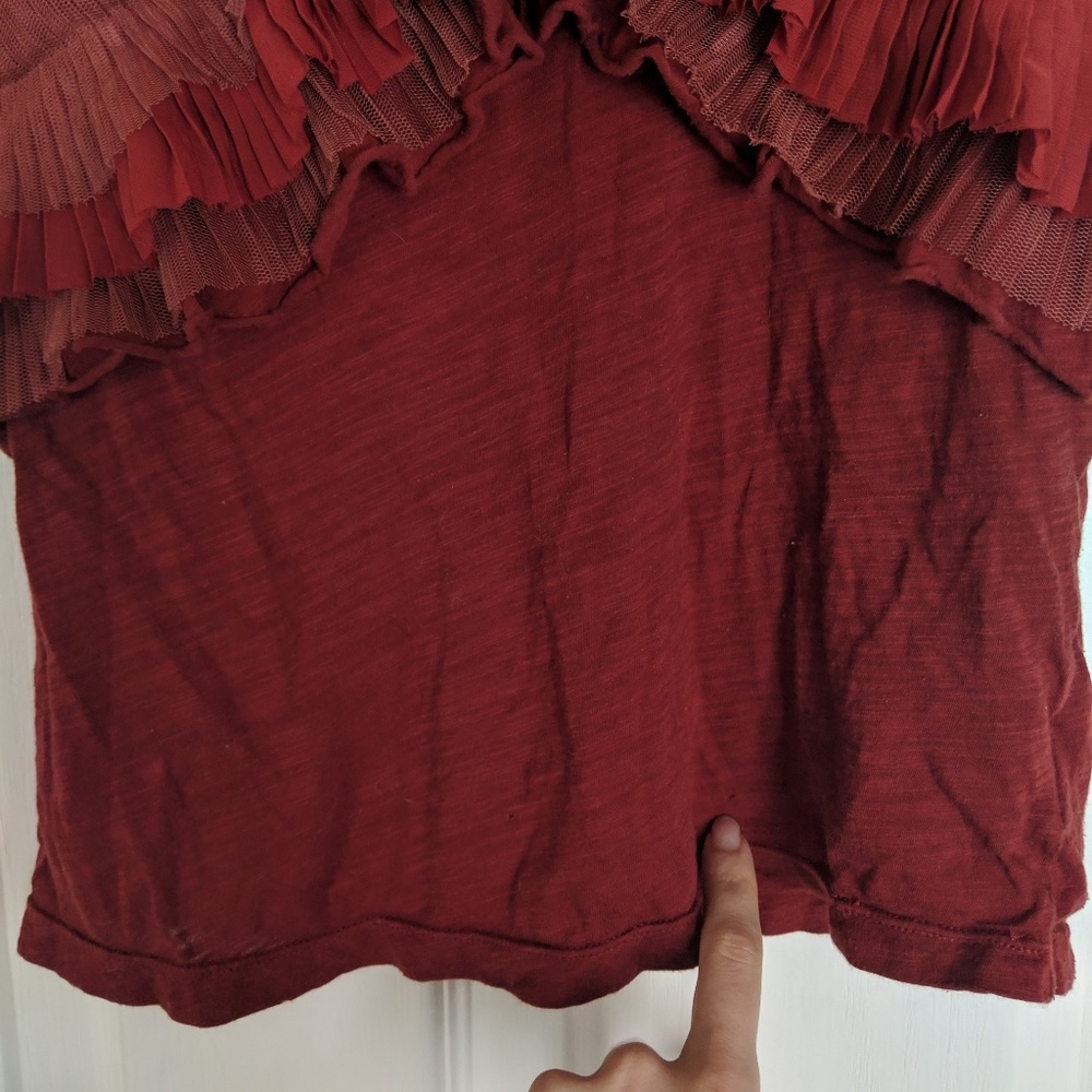 Anthropology♥️ Deletta 100% Cotton Top - Picture 5 of 7